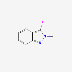 molecular formula C8H7IN2 B1339604 3-碘-2-甲基-2H-吲唑 CAS No. 49572-64-7