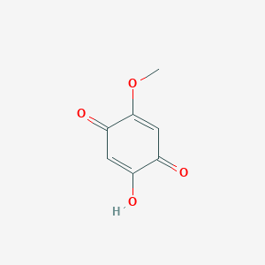 molecular formula C7H6O4 B13396043 2-Hydroxy-5-methoxy[1,4]benzoquinone 