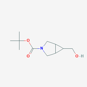 molecular formula C11H19NO3 B1339609 Tert-butyl 6-(hydroxymethyl)-3-azabicyclo[3.1.0]hexane-3-carboxylate CAS No. 850808-43-4