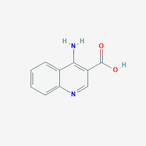 molecular formula C10H8N2O2 B1339621 4-aminoquinoline-3-carboxylic Acid CAS No. 68313-46-2