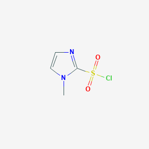 molecular formula C4H5ClN2O2S B1339625 1-Methyl-1H-imidazole-2-sulfonyl chloride CAS No. 55694-81-0