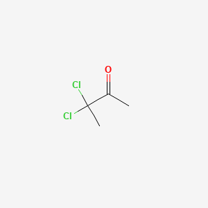 molecular formula C4H6Cl2O B13396279 3,3-Dichlorobutan-2-one CAS No. 2648-57-9