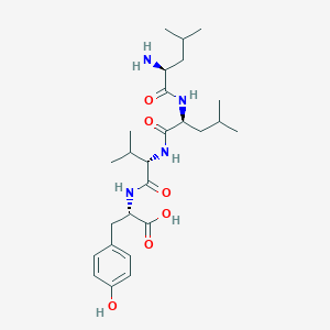 molecular formula C26H42N4O6 B1339628 H-Leu-Leu-Val-Tyr-OH 