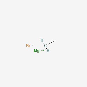 molecular formula C2H5BrMg B13396315 magnesium;ethane;bromide 
