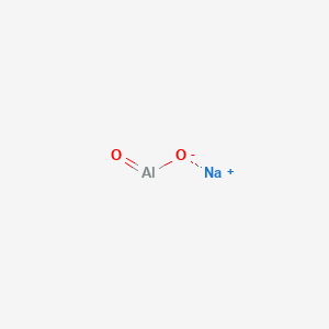 molecular formula AlNaO2 B13396334 Sodium;oxido(oxo)alumane 