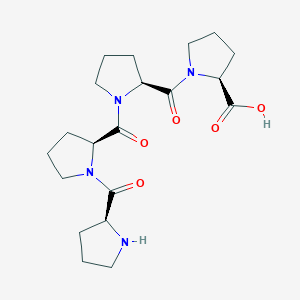 molecular formula C20H30N4O5 B1339638 H-Pro-pro-pro-pro-OH CAS No. 21866-90-0
