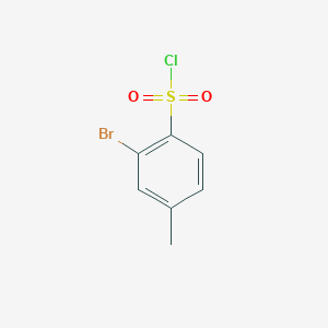 molecular formula C7H6BrClO2S B1339645 2-bromo-4-methylbenzenesulfonyl chloride CAS No. 89794-06-9