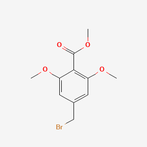 molecular formula C11H13BrO4 B13396510 Methyl-4-bromomethyl-2,6-dimethoxy benzoate 