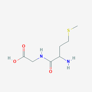 molecular formula C7H14N2O3S B13396527 L-Methionylglycine CAS No. 7403-12-5