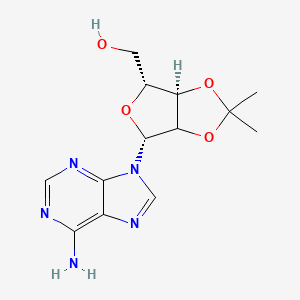 molecular formula C13H17N5O4 B13396610 9-(2,3-O-Isopropylidene-beta-D-ribofuranosyl)adenine 
