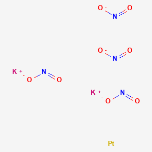 molecular formula K2N4O8Pt-2 B13396616 Platinate(2-), tetrakis(nitrito-kappaN)-, dipotassium, (SP-4-1)- 