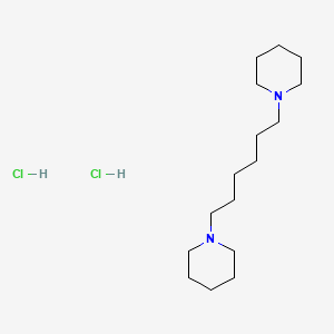 molecular formula C16H34Cl2N2 B1339663 Piperidine, 1,1'-(1,6-hexanediyl)bis-, dihydrochloride CAS No. 88826-31-7