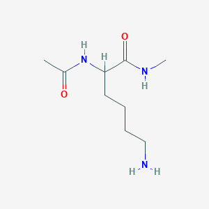 molecular formula C9H19N3O2 B13396630 Nalpha-Acetyl-L-lysine-N-methylamide 