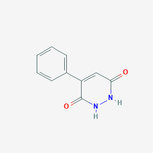 molecular formula C10H8N2O2 B1339670 4-苯基哒嗪-3,6-二醇 CAS No. 41373-90-4