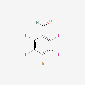 molecular formula C7HBrF4O B1339681 4-Bromo-2,3,5,6-tetrafluorobenzaldehyde CAS No. 108574-98-7