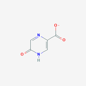 molecular formula C5H3N2O3- B13396815 6-oxo-1H-pyrazine-3-carboxylate 