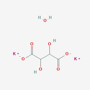 molecular formula C4H6K2O7 B13396819 Potassium tartrate monohydrate 