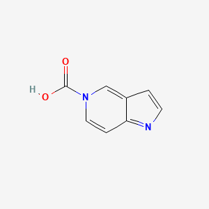 molecular formula C8H6N2O2 B13396868 5-Azaindole-5-carboxylic acid 