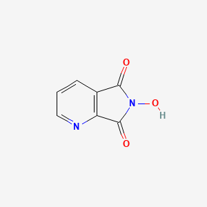 molecular formula C7H4N2O3 B1339692 6-羟基-5H-吡咯并[3,4-b]吡啶-5,7(6H)-二酮 CAS No. 23439-87-4
