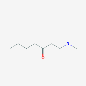 molecular formula C10H21NO B1339694 1-(Dimethylamino)-6-methylheptan-3-one CAS No. 107245-26-1