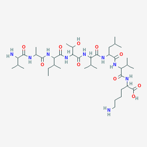 molecular formula C40H75N9O10 B13396977 Vaitvlvk 