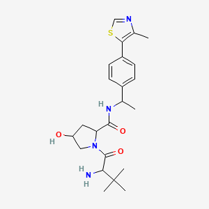 molecular formula C23H32N4O3S B13396992 VHL ligand 2 (hydrochloride);E3 ligase Ligand 1 