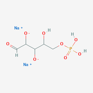 molecular formula C5H9Na2O8P B13397006 Disodium;4-hydroxy-1-oxo-5-phosphonooxypentane-2,3-diolate 