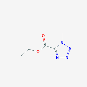 molecular formula C5H8N4O2 B1339707 1-Methyl-1H-tetrazole-5-carboxylic acid ethyl ester CAS No. 91616-41-0