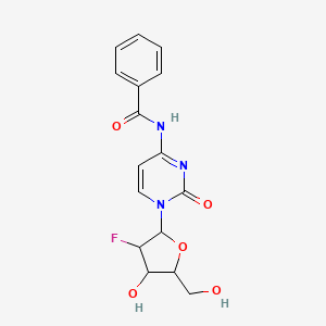 molecular formula C16H16FN3O5 B13397086 N-Benzoyl-2'-deoxy-2'-fluorocytidine 