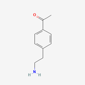 B1339709 1-(4-(2-Aminoethyl)phenyl)ethanone CAS No. 31349-78-7