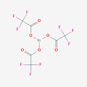 molecular formula C6F9InO6 B13397127 Indium(iii)trifluoroacetate 