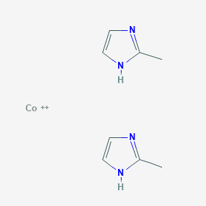 molecular formula C8H12CoN4+2 B13397183 Monocobalt(II) bis(2-methyl-1H-imidazole) 