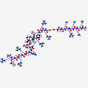 molecular formula C161H275N55O29 B13397197 NLS-StAx-h 