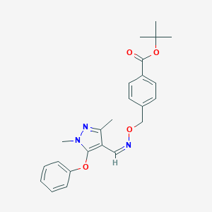 molecular formula C24H27N3O4 B133972 Fenpyroximate, (Z)- CAS No. 149054-53-5