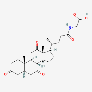molecular formula C26H37NO6 B1339721 Glycodehydrocholic acid 