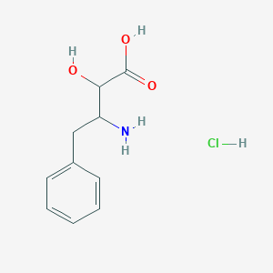 molecular formula C10H14ClNO3 B13397218 (2S,3R) 3-amino-2-hydoxy-4-phenylbutanoic acid 