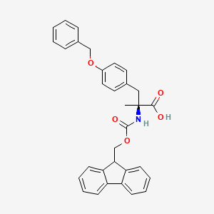 molecular formula C32H29NO5 B13397241 Fmoc-O-benzyl-alpha-methyl-L-Tyr 