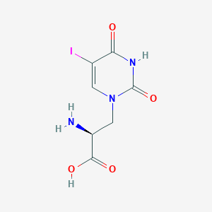 molecular formula C7H8IN3O4 B133974 Iodo-Willardiine CAS No. 140187-25-3