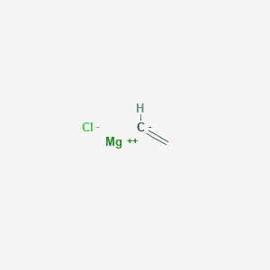 molecular formula C2H3ClMg B13397410 magnesium;ethene;chloride 