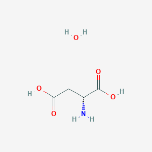 molecular formula C4H9NO5 B13397421 d-Aspartate monohydrate 