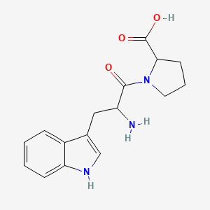 molecular formula C16H19N3O3 B13397437 Tryptophylproline 