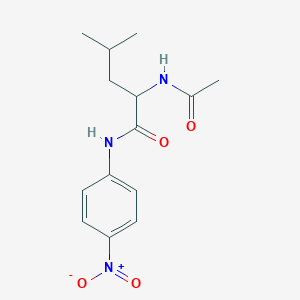 molecular formula C14H19N3O4 B13397438 Ac-Leu-pNA 