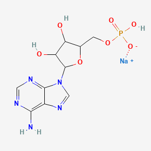 molecular formula C10H13N5NaO7P B13397499 Adenosine5\'-monophosphatesodiumsalt 