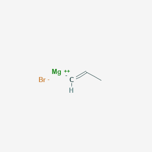 molecular formula C3H5BrMg B13397510 magnesium;prop-1-ene;bromide 