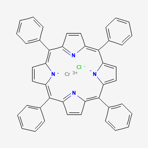 molecular formula C44H28ClCrN4 B13397576 Chromium(3+);5,10,15,20-tetraphenylporphyrin-22,24-diide;chloride 