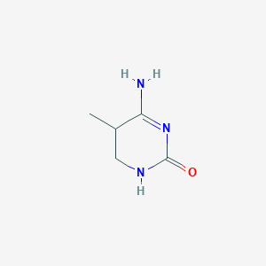 molecular formula C5H9N3O B13397662 5,6-Dihydro-5-methylcytosine CAS No. 14435-54-2
