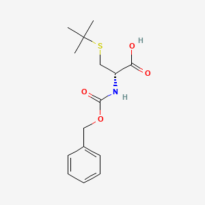 molecular formula C15H21NO4S B13397738 Cbz-(S)-tert-butyl-D-Cys 