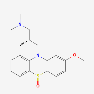 molecular formula C19H24N2O2S B13397743 Levomepromazine sulfoxide 