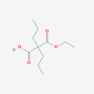 molecular formula C11H20O4 B13397847 Dipropylmalonic acid monoethyl ester 