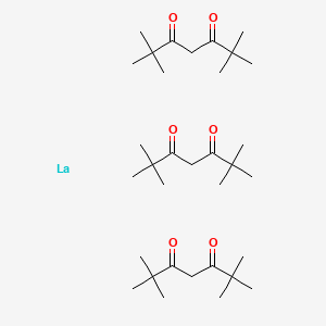 molecular formula C33H60LaO6 B13397854 Lanthanum tetramethylheptanedionate(La(thd)3) 